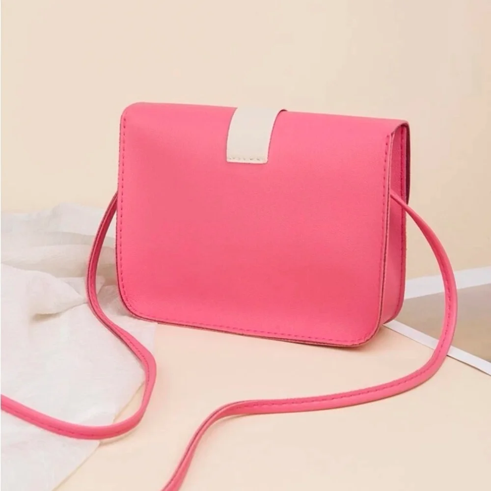 ⚠️Clearance Pink Mini Color Block Crossbody Bag - Picture 3 of 5